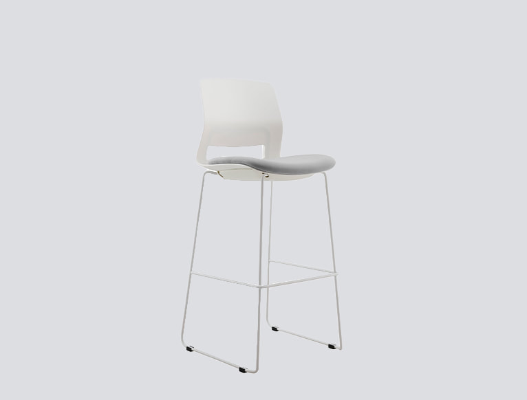 bar stool chair chrome legs