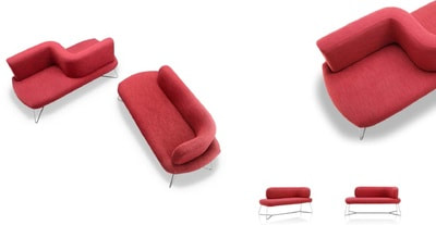 modern moody model different models and different compositions upholstered in red wood
