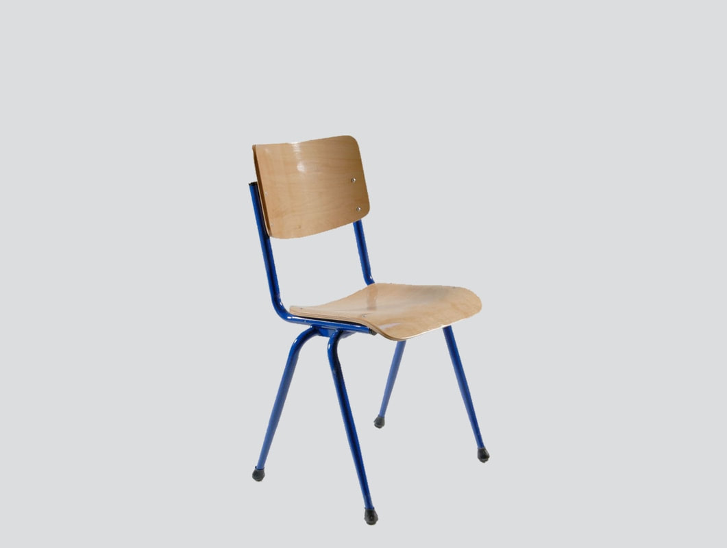 high quality classroom chair plywood seat and back