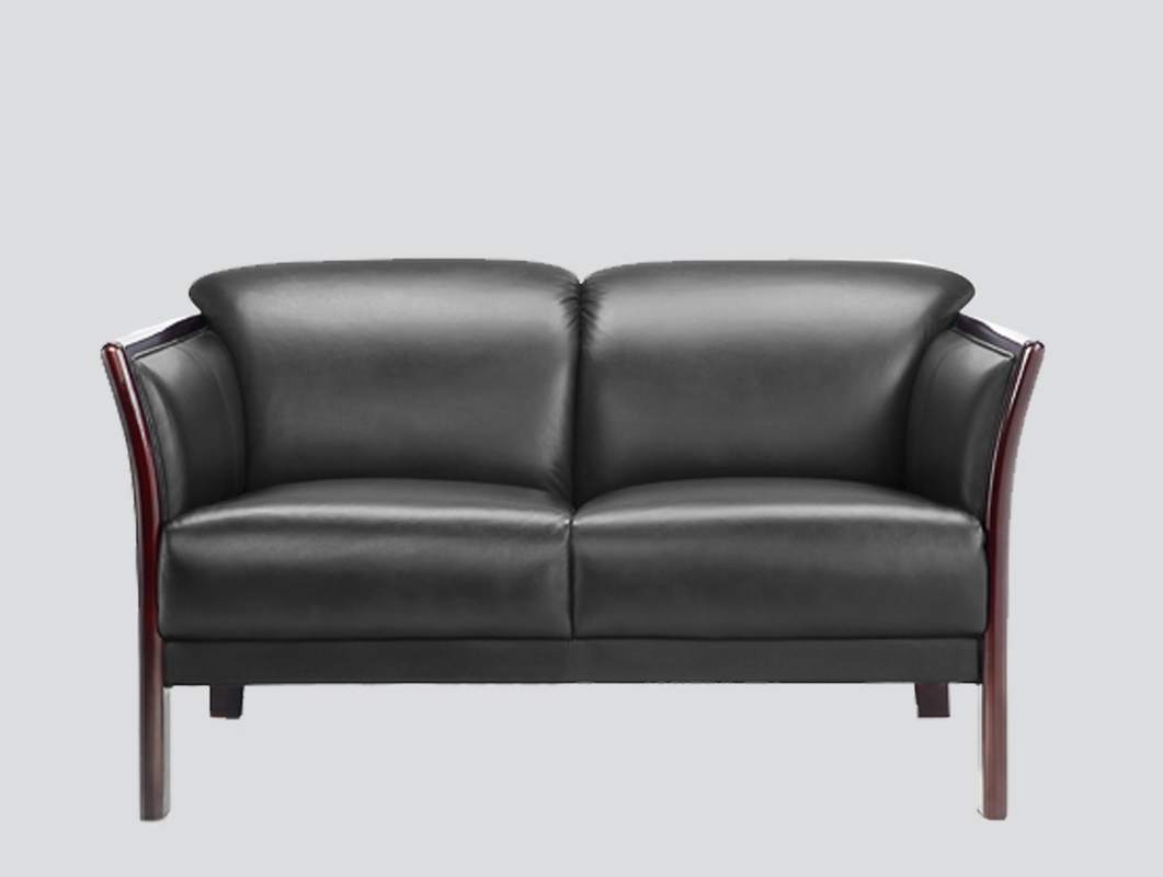 comfortable couch two seater genuine leather