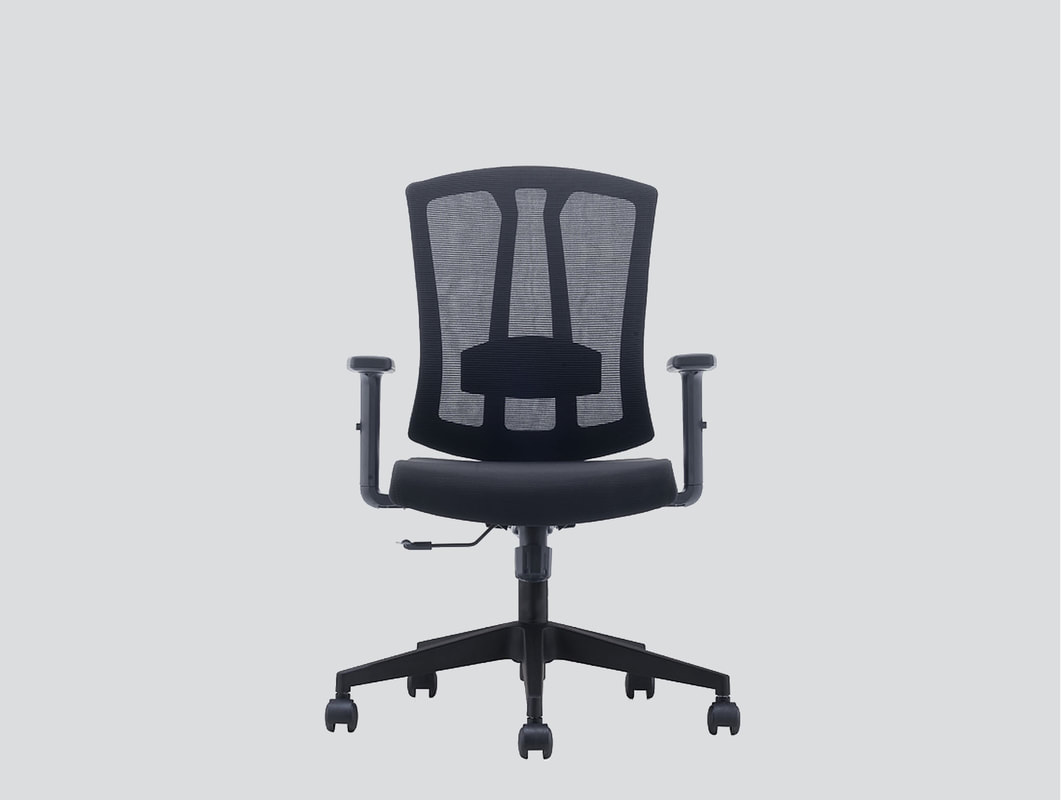 Affordable office chair with lumbar support