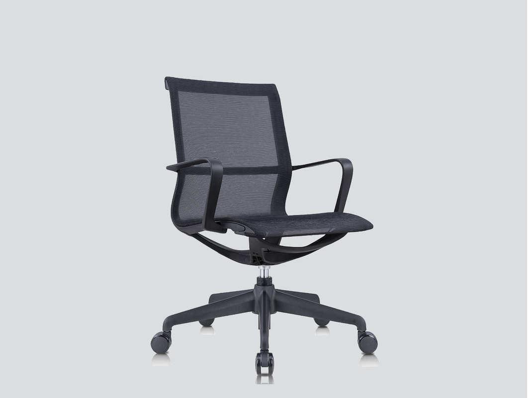 modern conference leather chair with arms