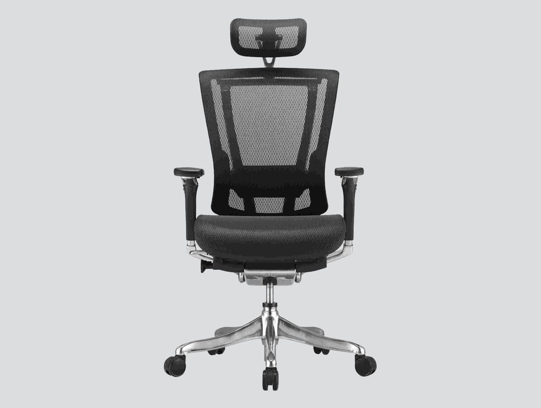 Ergonomic Mesh chair aluminum frame