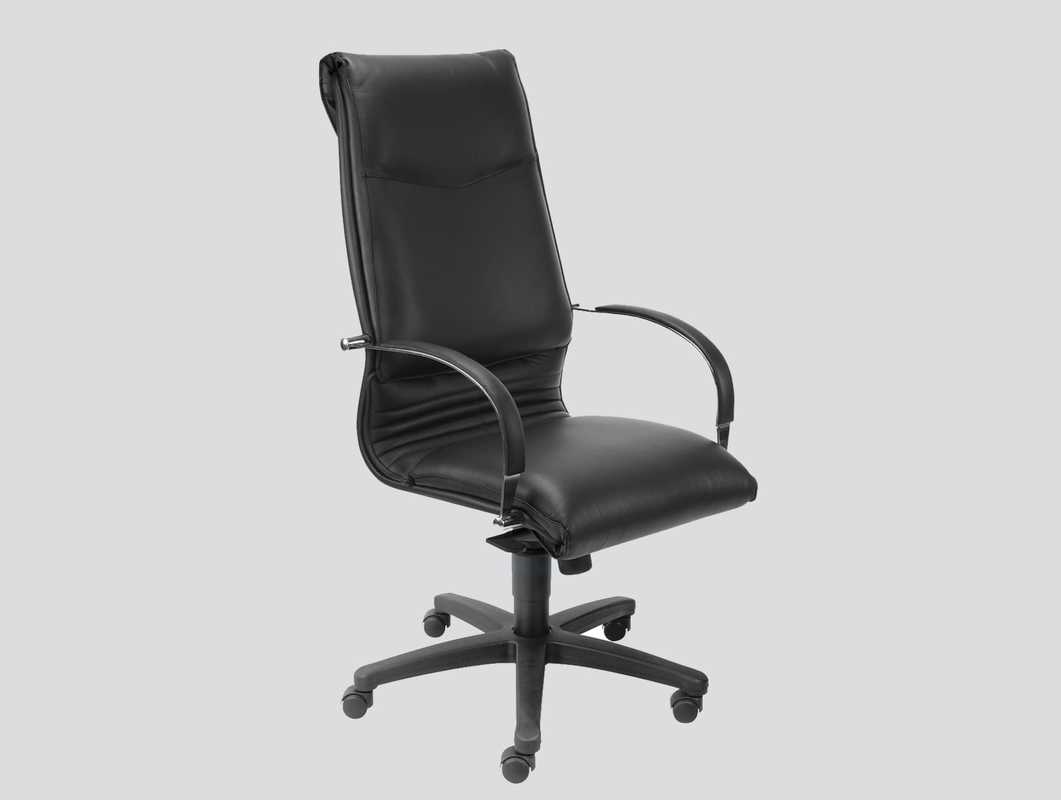 Modern leather chair high back