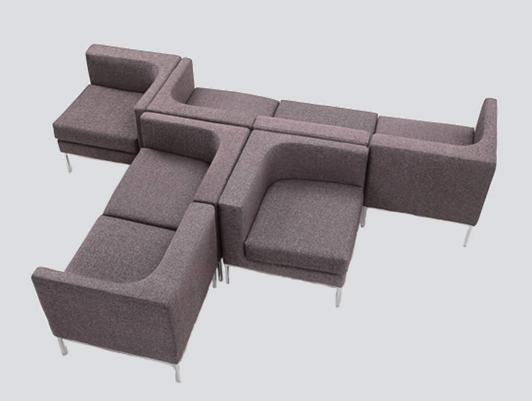 modular seating system for lounge areas