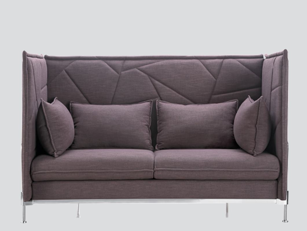 fabric sofa 2 seat for private chat