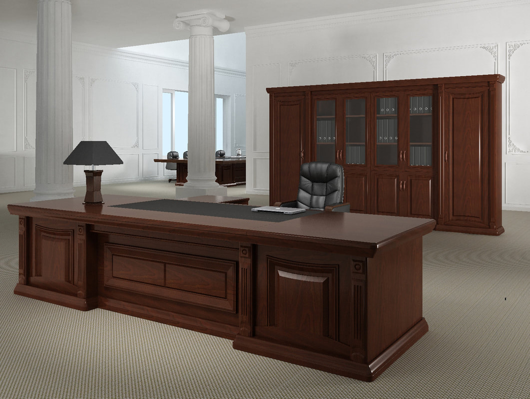 wood classic design desk for ministry