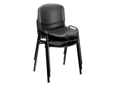 stackable iso chair plastic or polypropylene steel legs