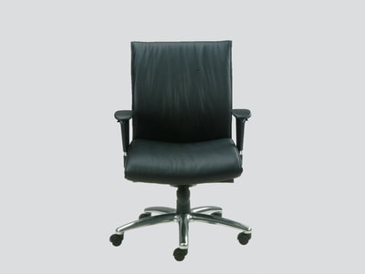 swivel Medium leather office chair 