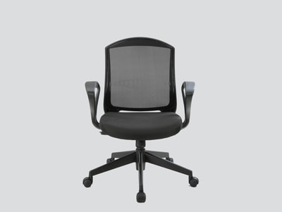 strong staff mesh chair with arms