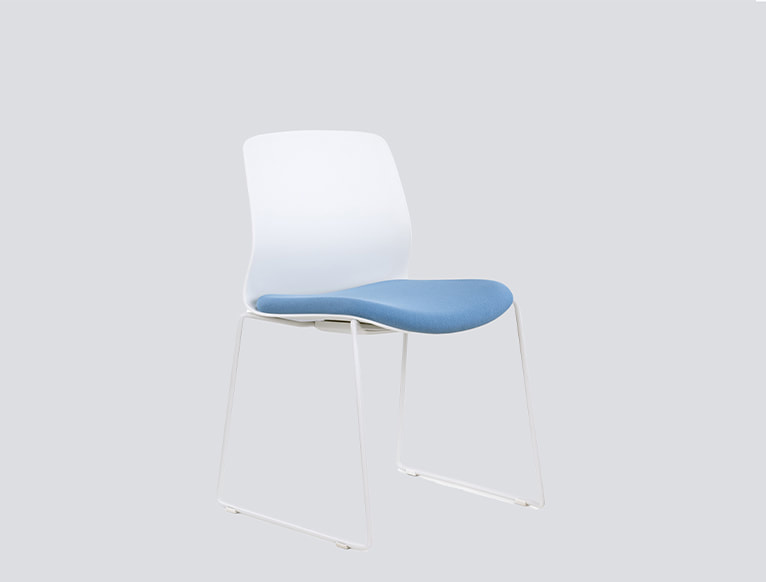 modern mesh guest chair with arms